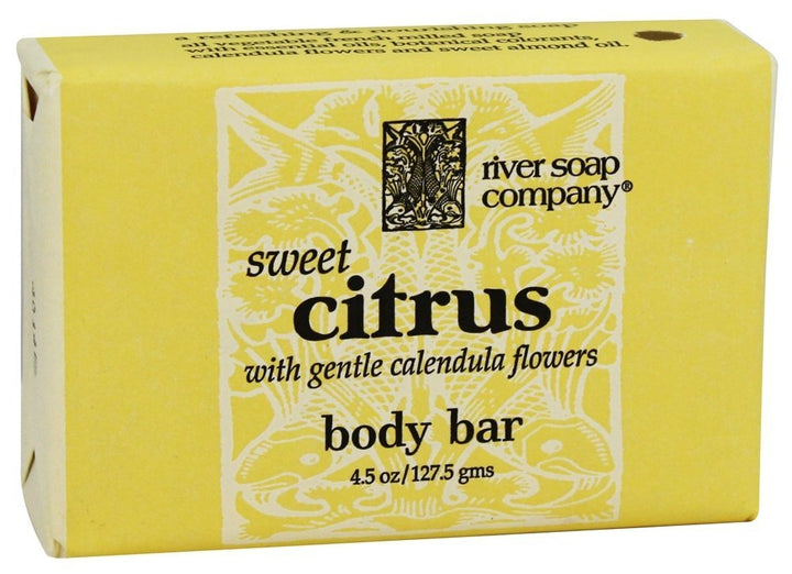 River Soap Company Soap - Sweet Citrus Bar - Case of 1 - 4.5 oz.