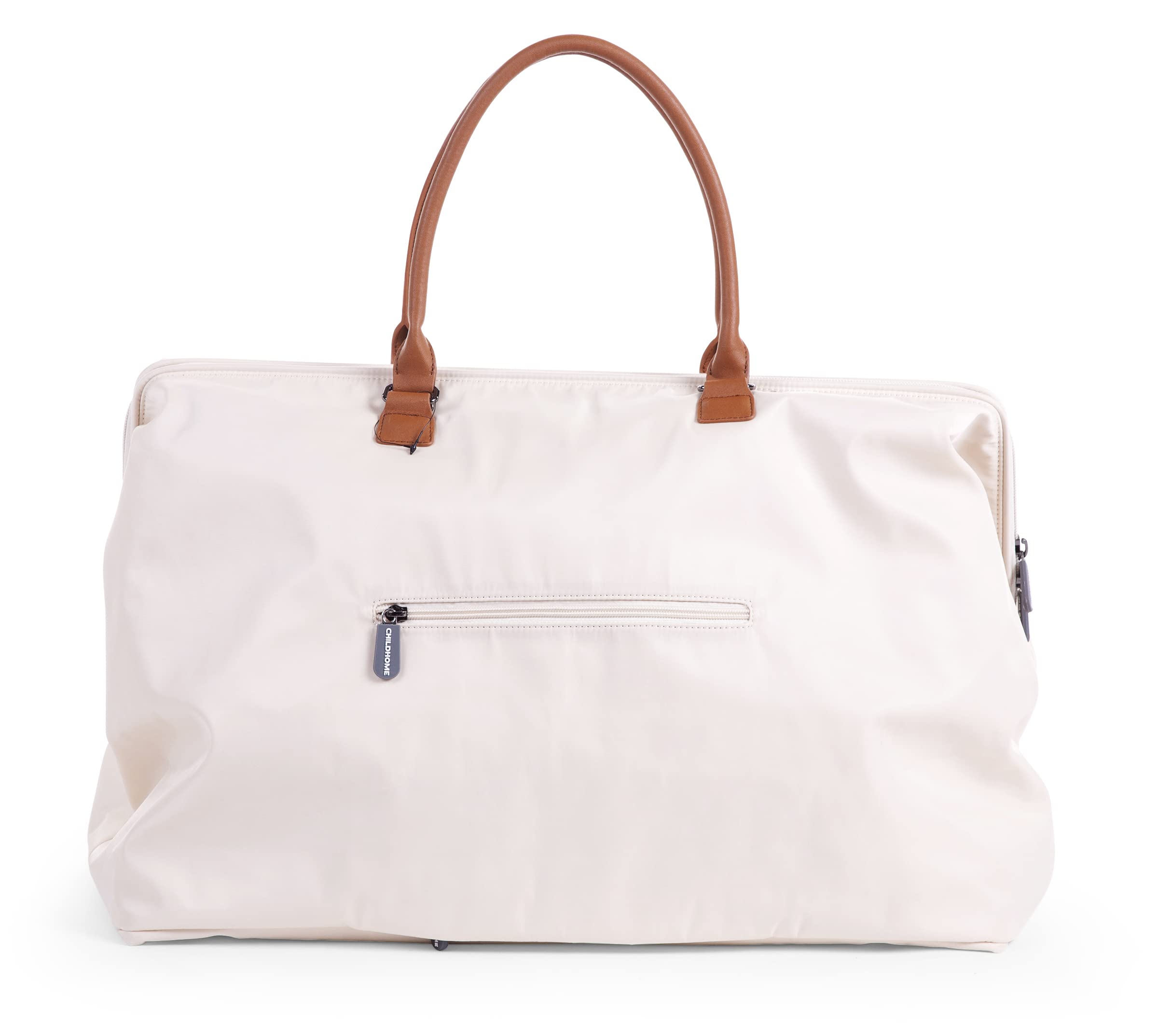 Childhome Original Mommy Diaper Bag - Large Tote, Travel & Hospital Bag (Off White Black)