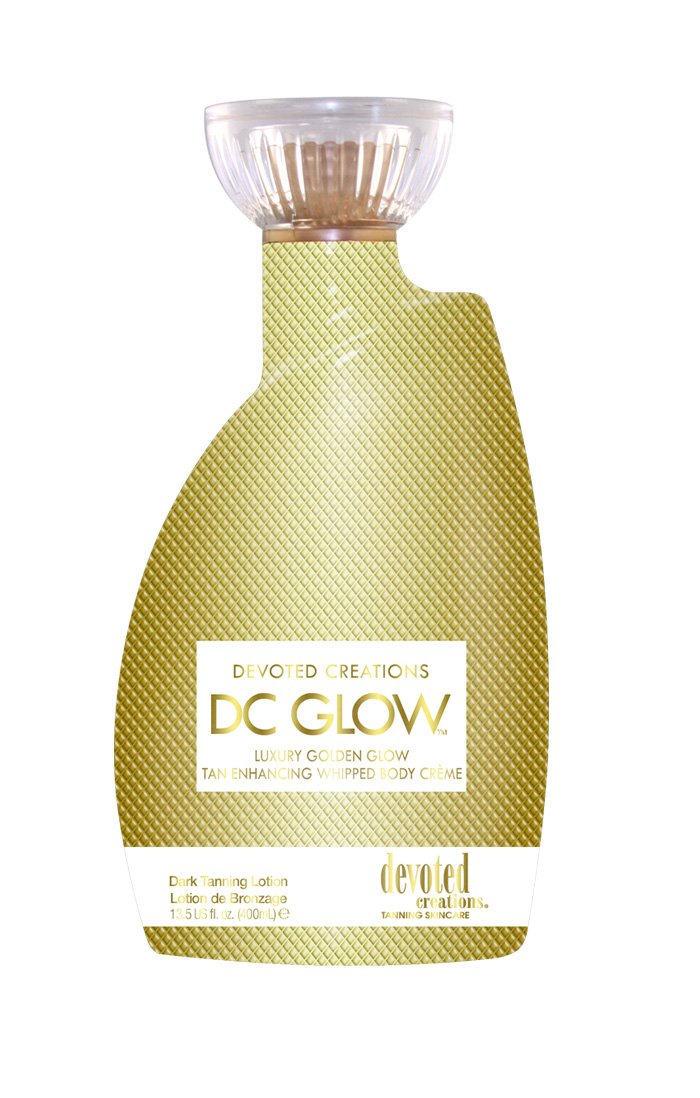 DC Glow, Tan Enhancing, Whipped Body Creme Lotion 13.5 Ounce by Devoted Creations