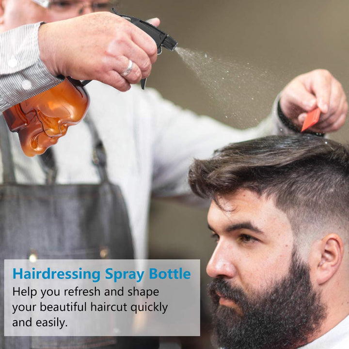 Spray Bottle,Hairdressing Spray Bottle Refillable Hair Salon Water Mist Sprayer 500ml Empty Plastic Bottles With Fine Mist Sprayer for Cleaning Solutions and Essential Oils(#2)