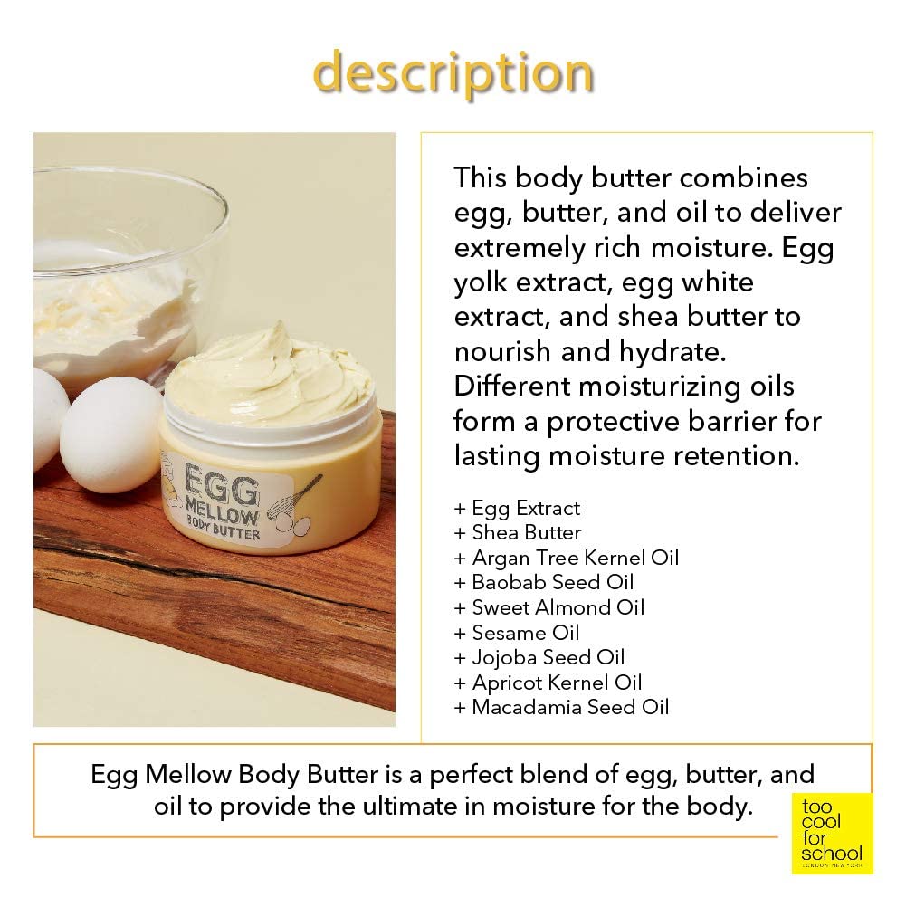 Too Cool For School EGG MELLOW BODY BUTTER (200g)