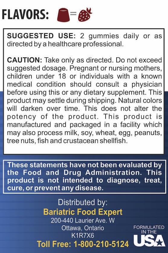 Bariatric Expert Biotin Vitamin – Fast-Melting Dietary Supplement for Adults Post Bariatric Surgery, 90 Count