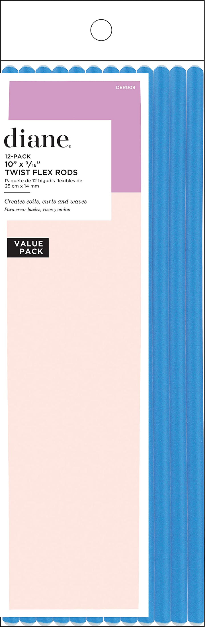 9/16 Inch : Diane Twist-Flex Rods, Blue