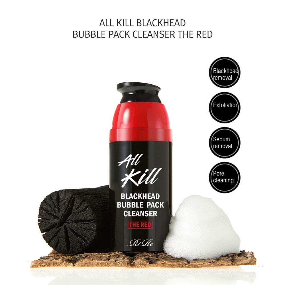 RiRe All Kill Blackhead Bubble Pack Cleanser THE RED 50ml