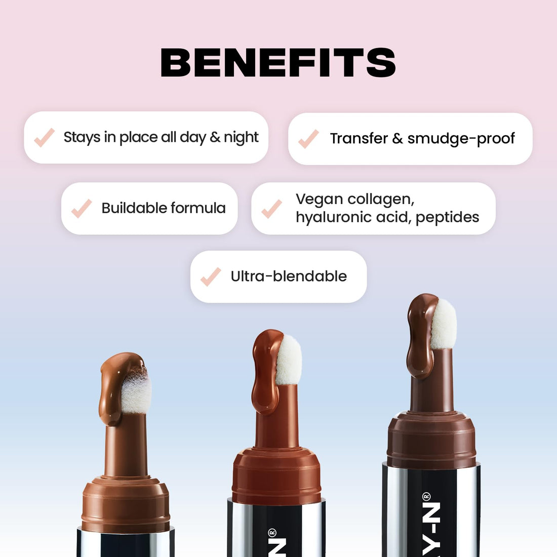 Sacheu Liquid Contour STAY-N Long Wear Cream Contour Makeup — Long Lasting, Blendable, & Lightweight Formula — Vegan & Cruelty-free, Giving Iconic