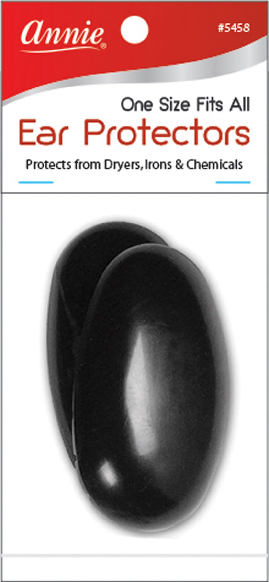 ear protectors shieldss sell by pair protects ear from dryers, lrons and chemicals