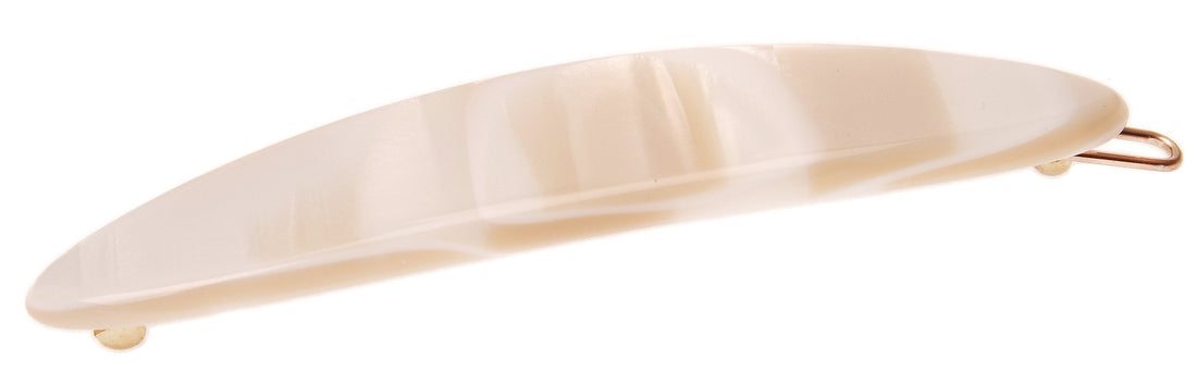 Alba : France Luxe Oblong on Tige Boule Barrette - Alba