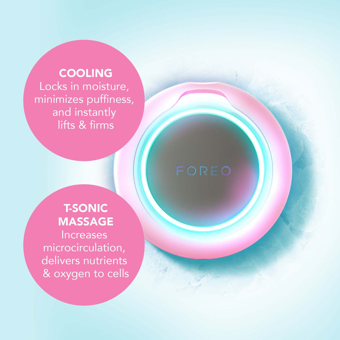 FOREO UFO Face Mask Treatment, Full LED Spectrum & Red Light Therapy For Face, Warming, Face Moisturizer, Dark Spot & Acne Scar Treatment For Face, Anti Aging, Nourishing, Pearl Pink