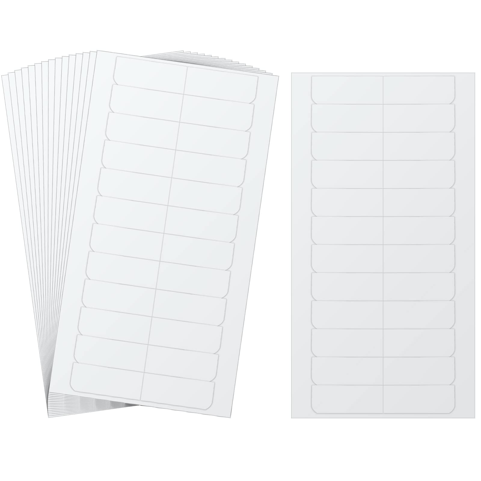 480 Pieces 40 Sheets Hair Extension Tape Tabs Double Sided Extension Tapes Hair Shop Tab Tape Bonding Replacement Tape for Women Girls Hair Salons Hair Extension, 4 x 0.8 cm (null)