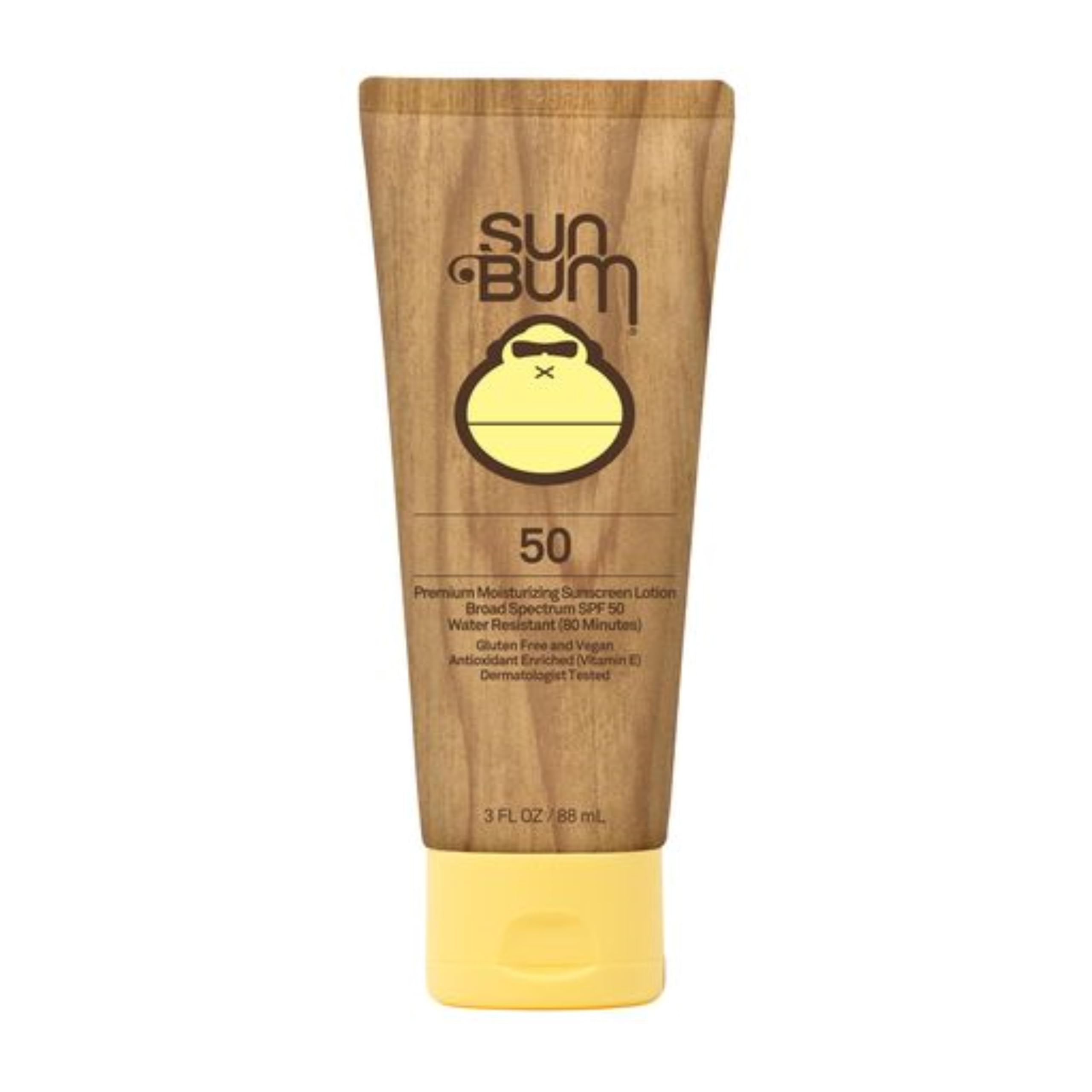 Sun Bum Original SPF 50 Sunscreen Lotion | Vegan and Hawaii 104 Act Compliant (Octinoxate & Oxybenzone Free) Broad Spectrum Moisturizing UVA/UVB Sunscreen with Vitamin E | 3 oz