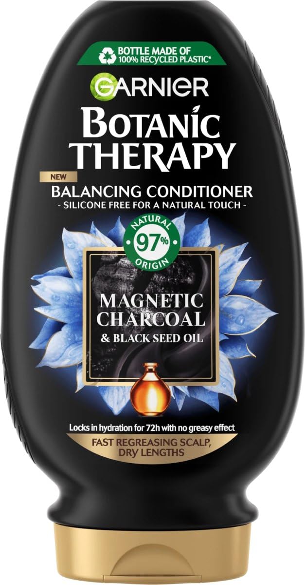 Garnier Botanic Therapy Magnetic Charcoal Hair Conditioner, 200 Ml (PACK OF 2)