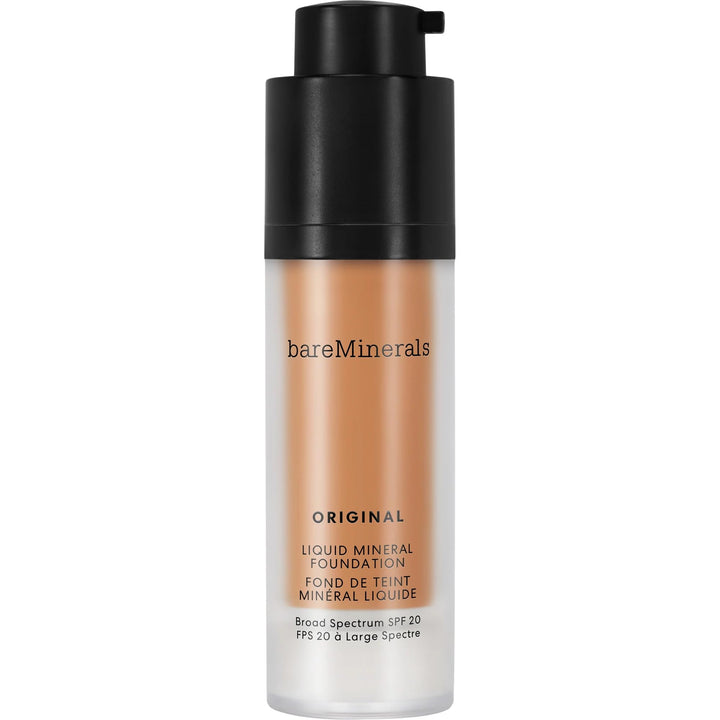 bareMinerals Original Liquid Mineral Foundation Broad Spectrum Spf 20, Warm Tan 22, 1 Fl Oz