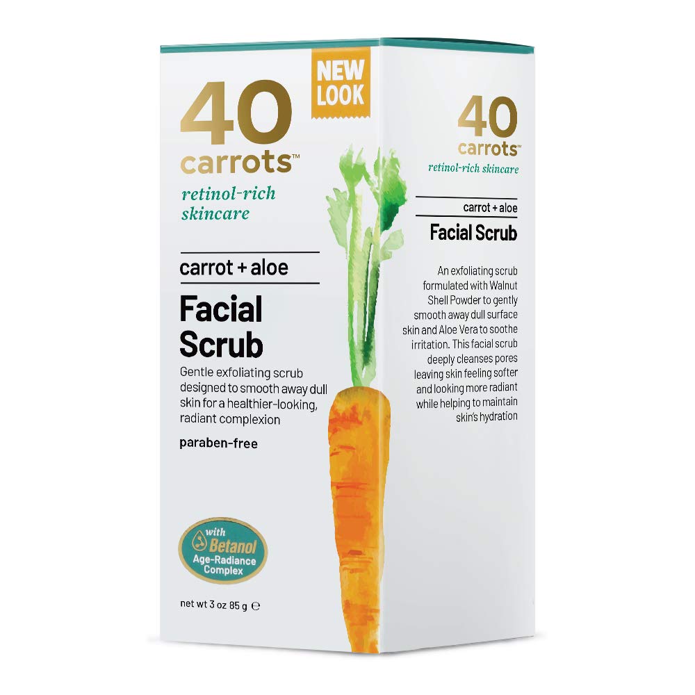 40 Carrots Carrot Aloe Facial Scrub