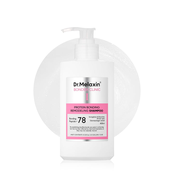 Dr.Melaxin Bondex Protein Bonding Remodeling Shampoo with Argan Oil | Strengthening Keratin & Peptides Bonder | Repair Hair | 13.52 fl.oz.