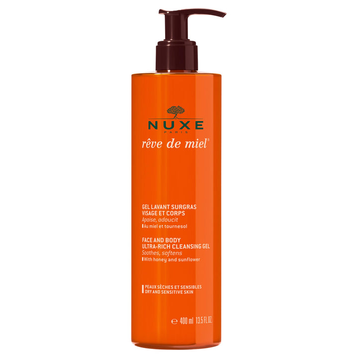 Reve De Miel Face & Body Ultra-Rich Cleansing Gel (Dry & Sensitive Skin) 400ml/13.5oz