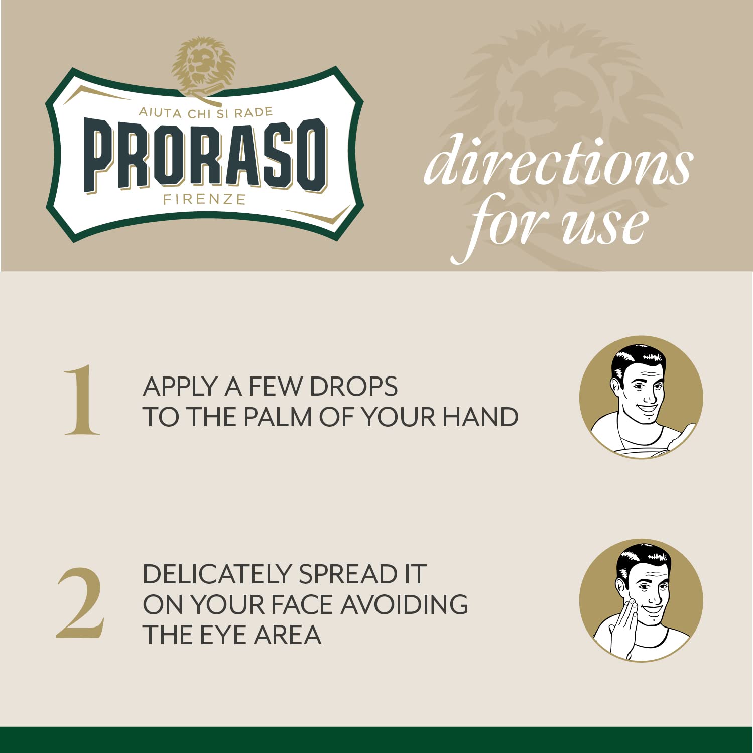 Proraso After Shave Lotion for Men, Refreshing and Toning with Menthol and Eucalyptus Oil, 3.4 Fl Oz (Pack of 1)