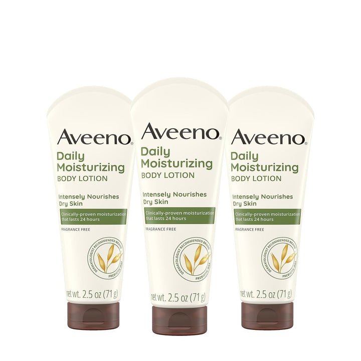 Aveeno Daily Moisturizing Lotion, 2.5 Fl Oz (Pack of 3)