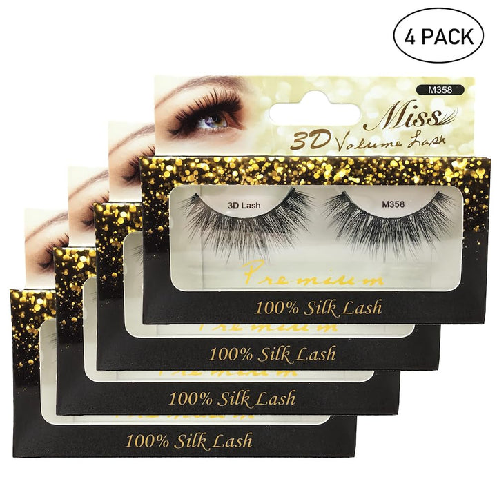 4 Pairs Miss 3D Volume Lash Miss Lash M358