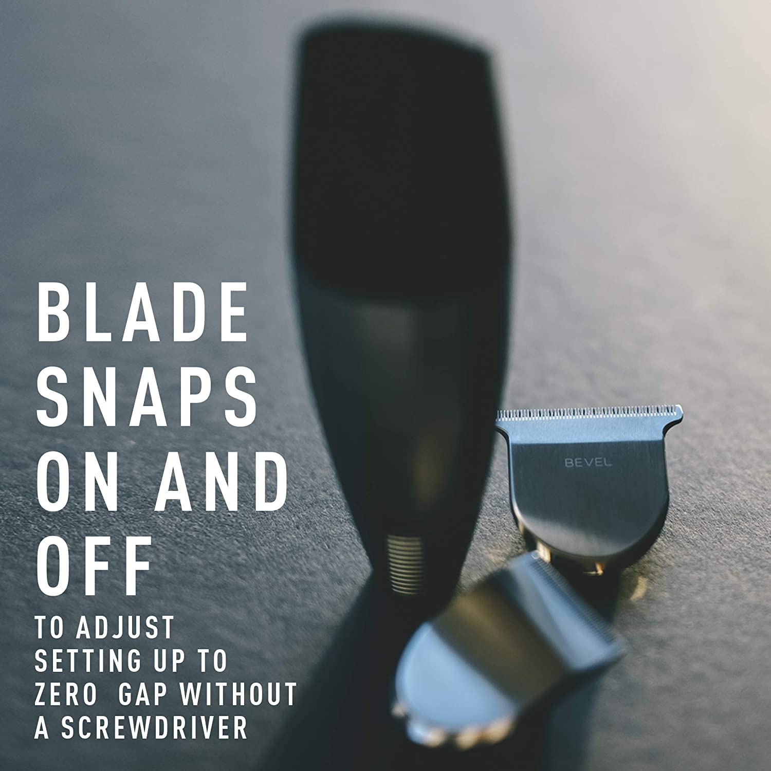 Bevel Trimmer,Cordless,Rechargeable,Tool-Free Zero Gap Dial,High Power,4+ Hour Battery Life,6 Month Standby, Men