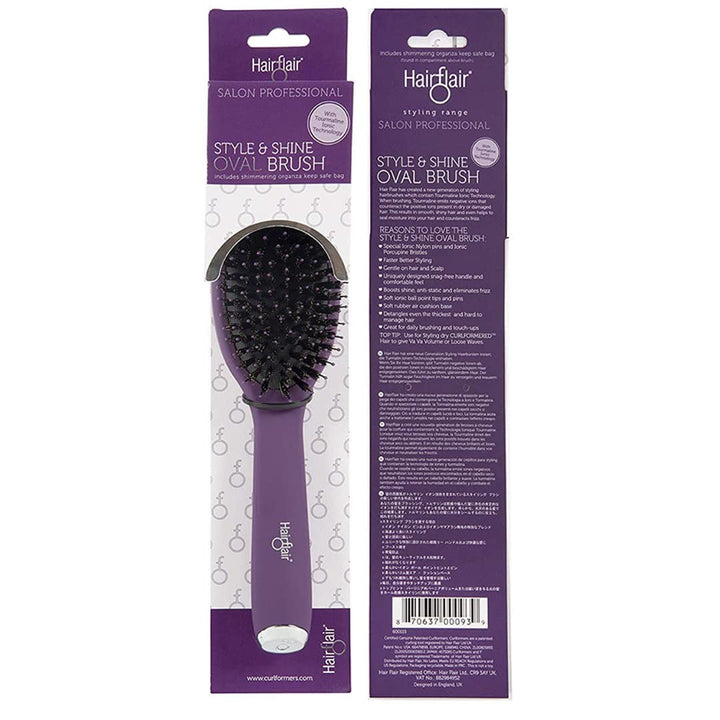 Style & Shine Paddle Brush Hairflair Styling Range