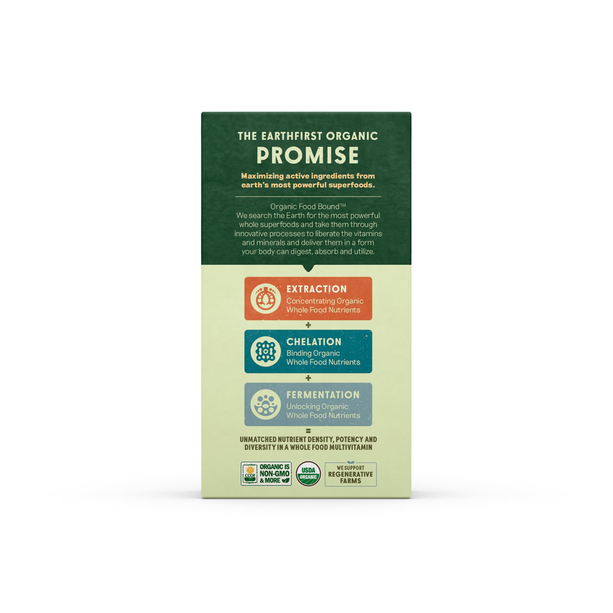 EarthFirst Organic Prenatal Multi Once Daily, Prenatal Vitamins for Women for Conception, Pregnancy, Postpartum & Breastfeeding, 30 Count