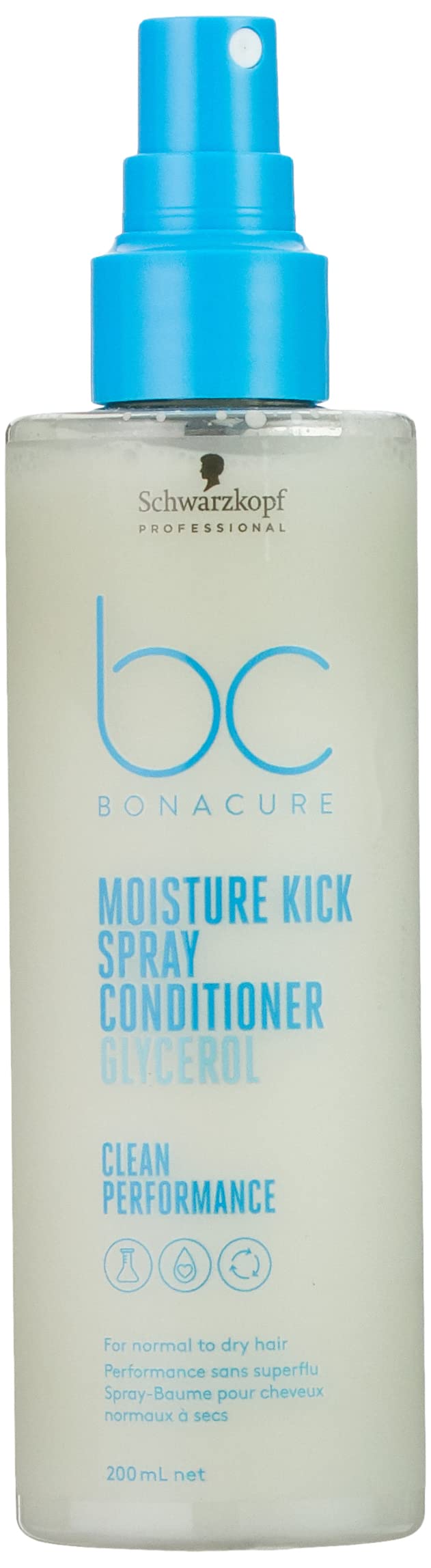 Schwarzkopf Professional BC Bonacure Moisture Kick Spray Conditioner, 201ml
