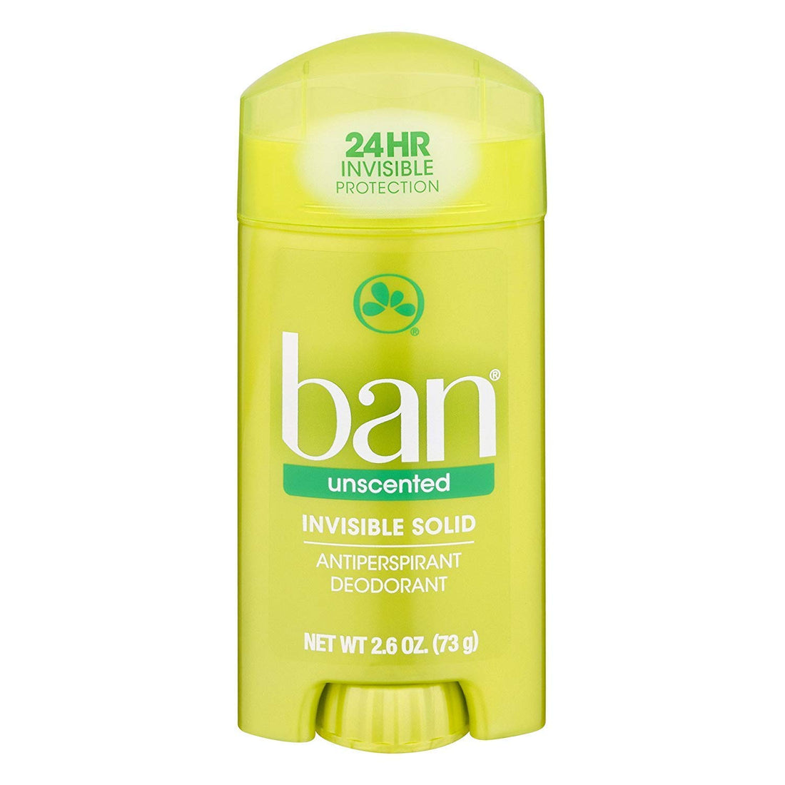 Ban Invisible Solid Anti-perspirant and Deodorant, Unscented, Intensely Fresh - 2.6 Oz (Pack of 5)