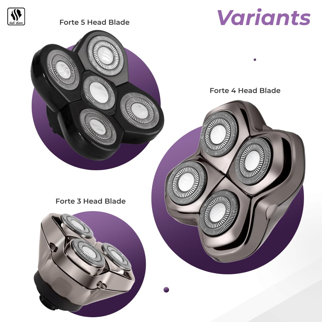 Skull Shaver Forte PRO 3 Head Replacement Blade | Electric shaver replacement heads