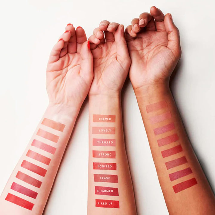 butter LONDON Plush Rush Satin Matte Lipstick, Ignited