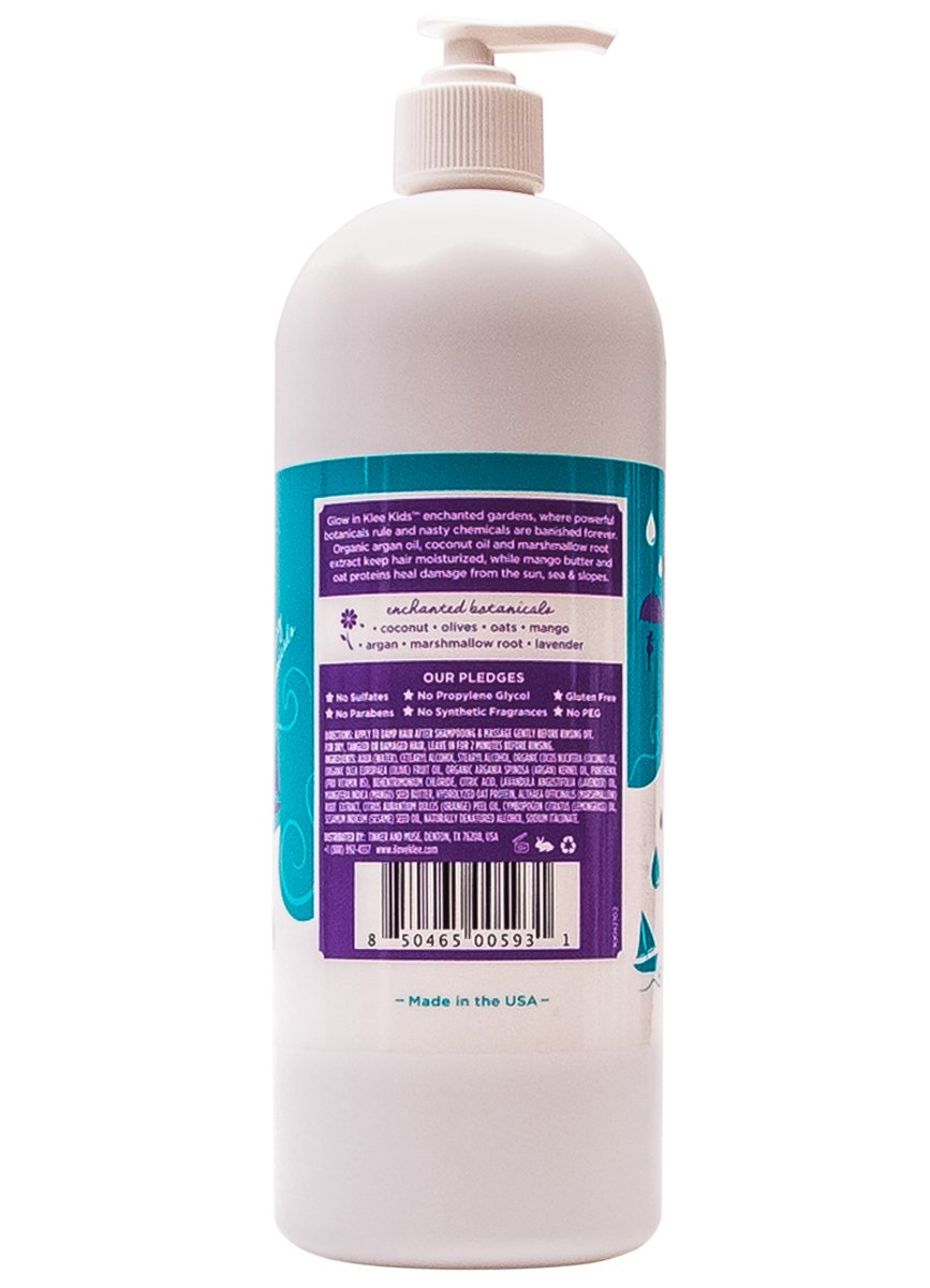 Luna Star Naturals Klee Kids Charmed Conditioner with Argan Oil and Mango Butter, 32 Ounce