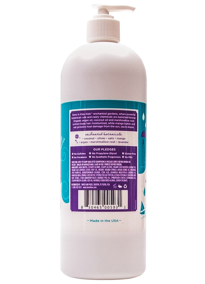 Luna Star Naturals Klee Kids Charmed Conditioner with Argan Oil and Mango Butter, 32 Ounce