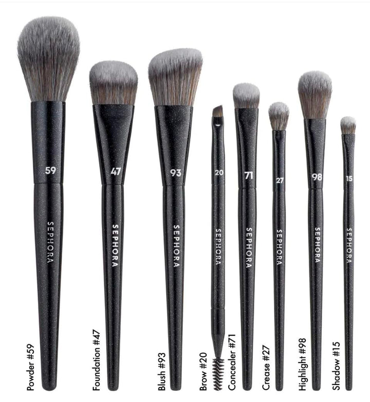 SEPHORA COLLECTION PRO 8-Piece Face & Eye Brush Set