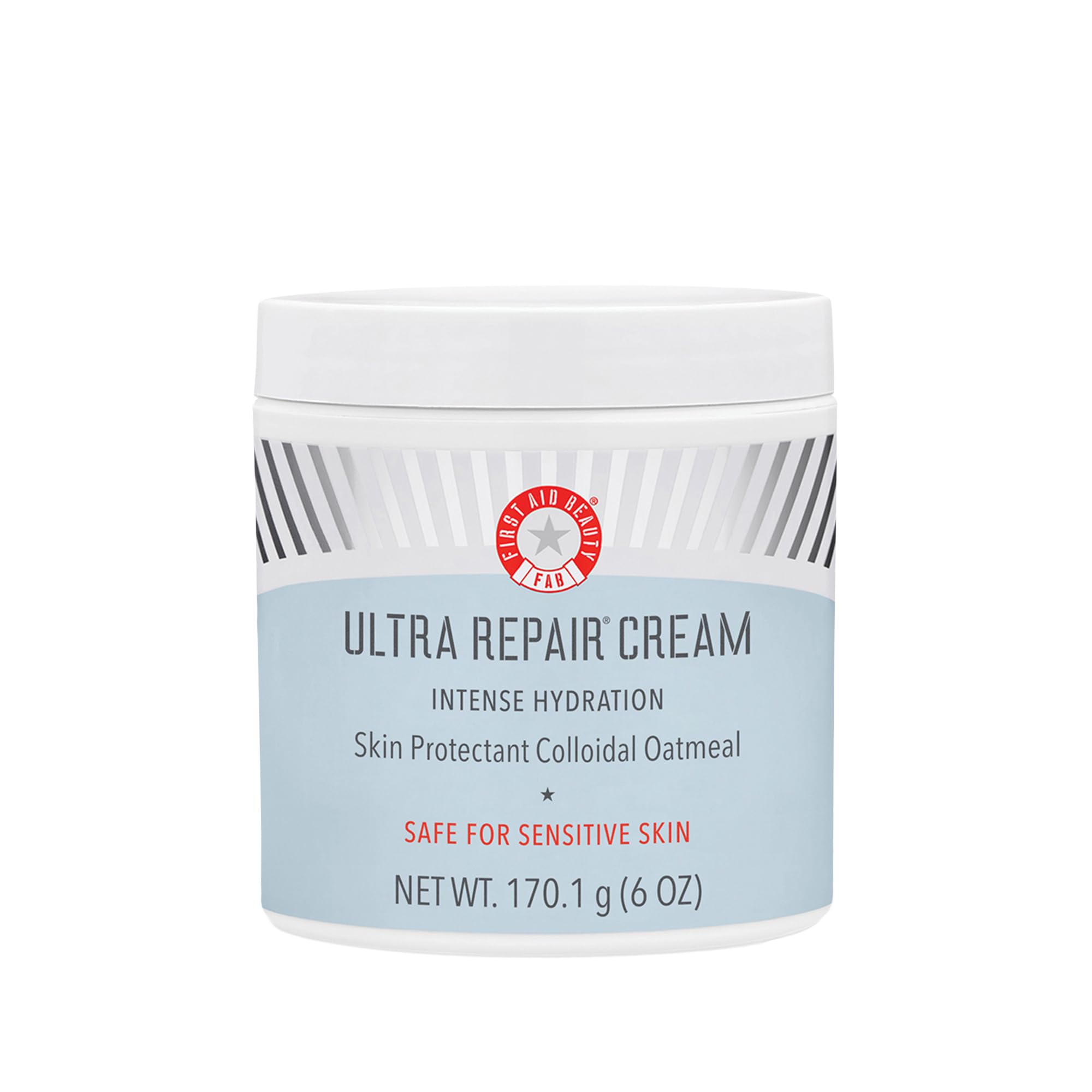 First Aid Beauty - Ultra Repair Cream, Intense Hydration Whipped Colloidal Oatmeal, Clinically Proven to Strengthen Skin Barrier in 7 Days & Helps Relieve Eczema, Luxury Face & Body Moisturizer, 6 oz