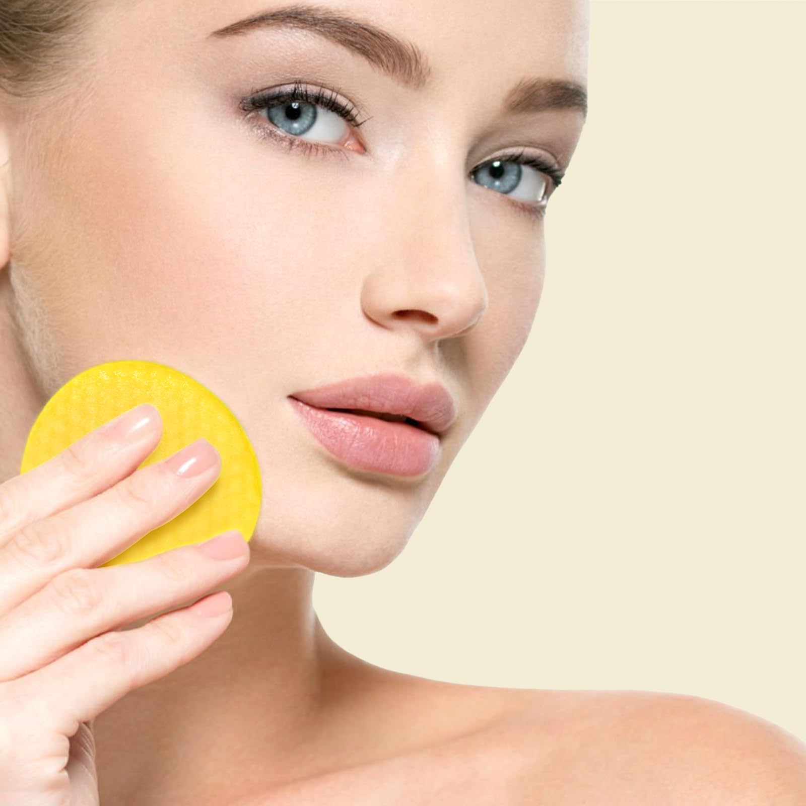 Kojic Acid and Turmeric Cleansing Pads, 50 Pcs, for Face Cleansing and Exfoliation