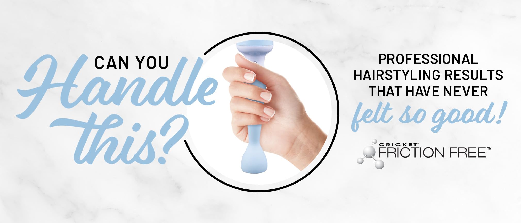 Cricket Friction Free Thermal Brush, 2 Inch