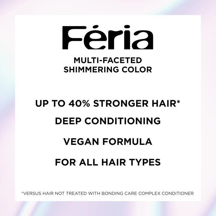 L'Oreal Paris Feria Midnight Bold Multi-Faceted Permanent Hair Dye, One-Step Hair Color Kit for Dark Hair, No Bleach Required, Blood Moon