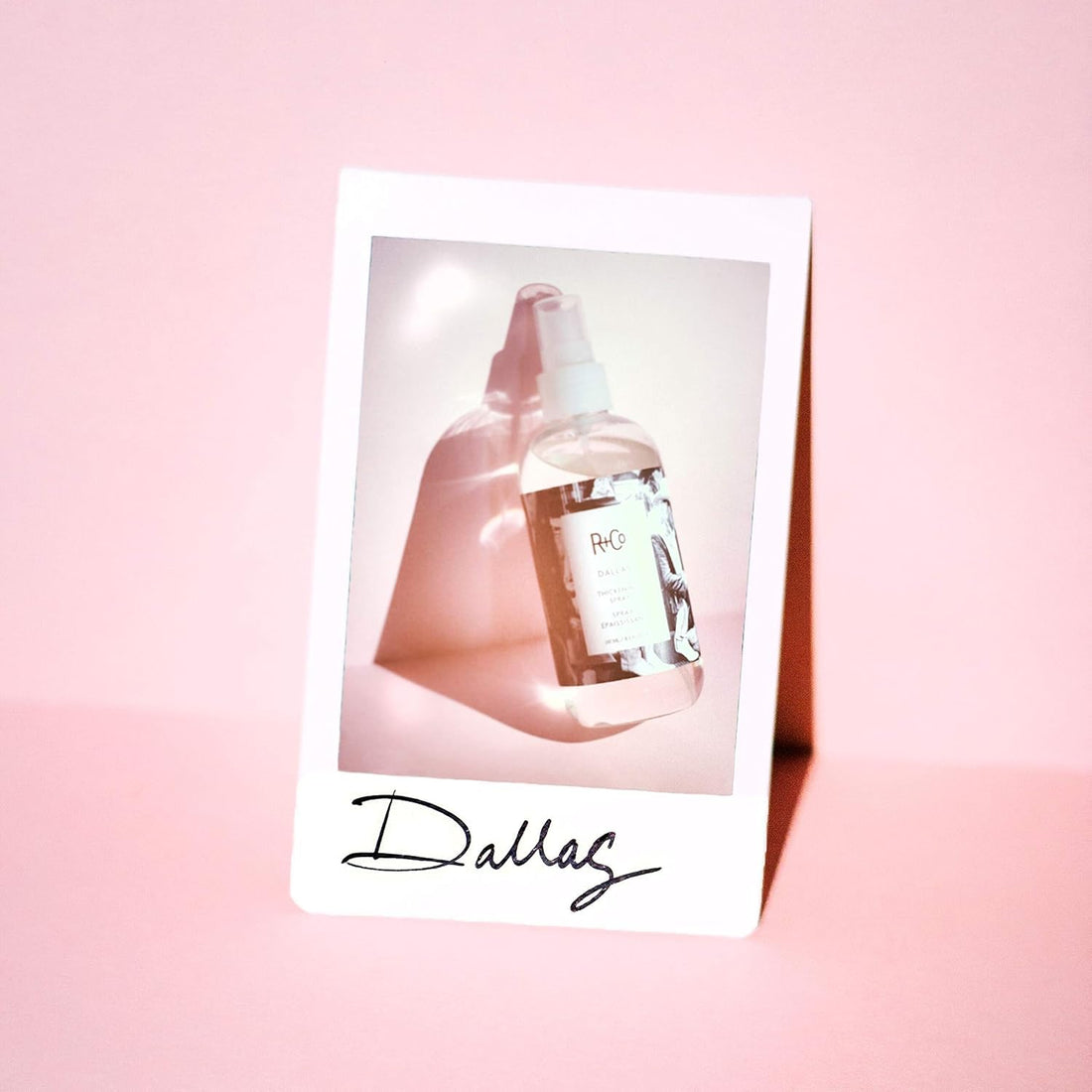 R+Co Dallas Hair Thickening Spray | Volumizing & Texturizing Spray for All Lengths | Adds Volume, Body & Shine | Perfect for Blowouts, Curling Irons & Roller Sets | 8.5 oz