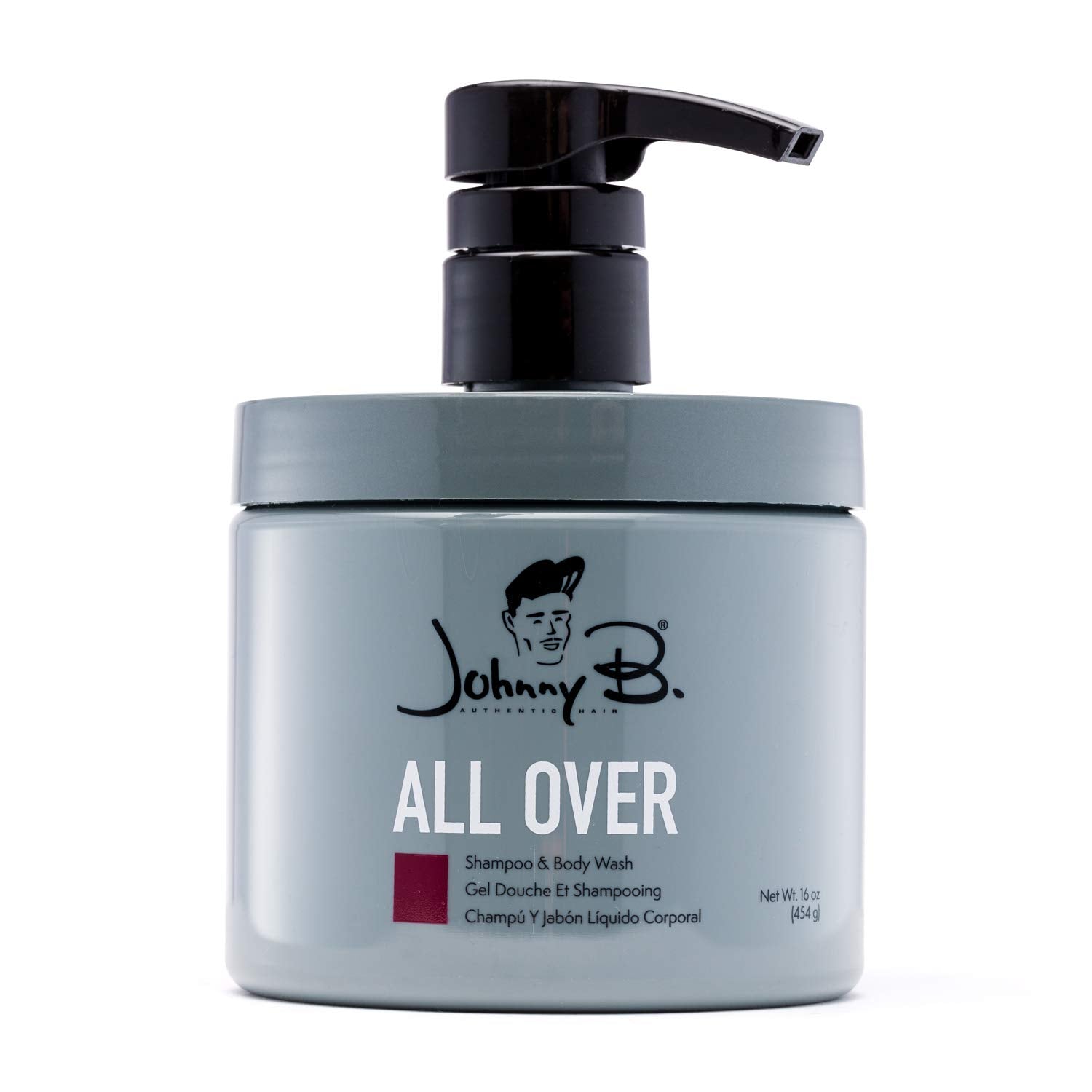 JOHNNY B. Professional All Over Hair Shampoo and Body Wash 16 oz.