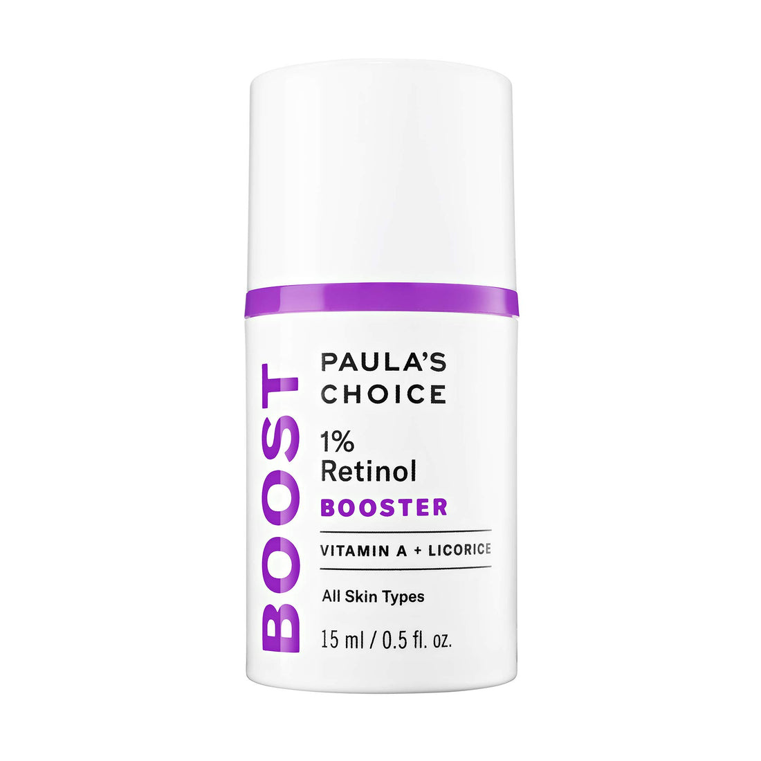 Paula's Choice BOOST 1% Retinol Booster, Vitamin A & Licorice Serum for Fine Lines & Wrinkles, 0.5 Ounce