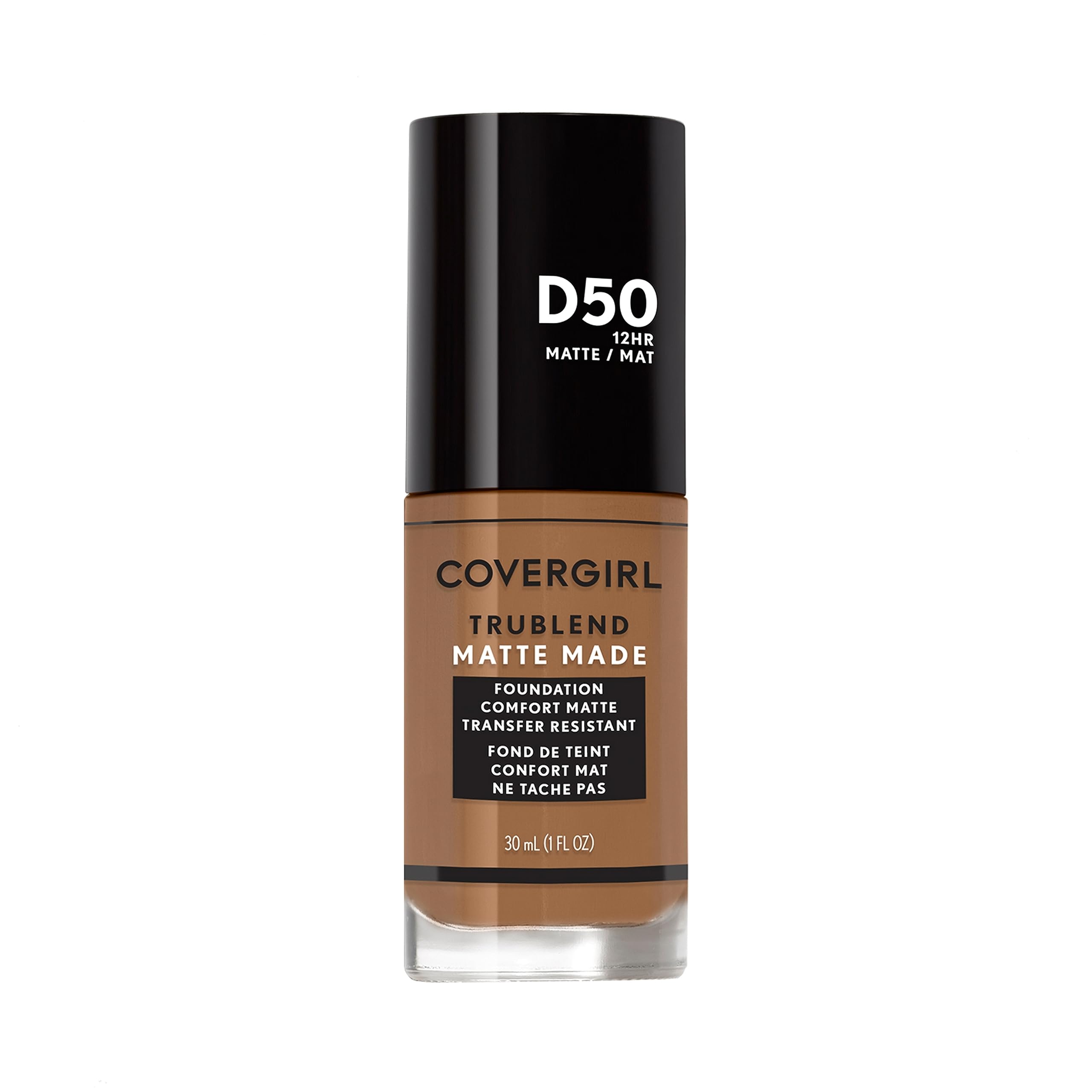 COVERGIRL Covergirl Trublend Matte Made Liquid Foundation, D50 Deep Golden, 1.014 Ounce