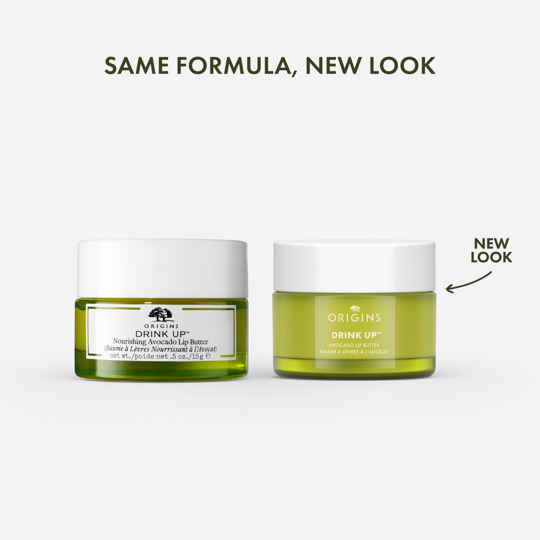 Origins Drink Up Avocado Lip Balm + Treatment | Plumps & Softens Lips | With Plant-Derived Oils & Butters, 0.5 Ounce