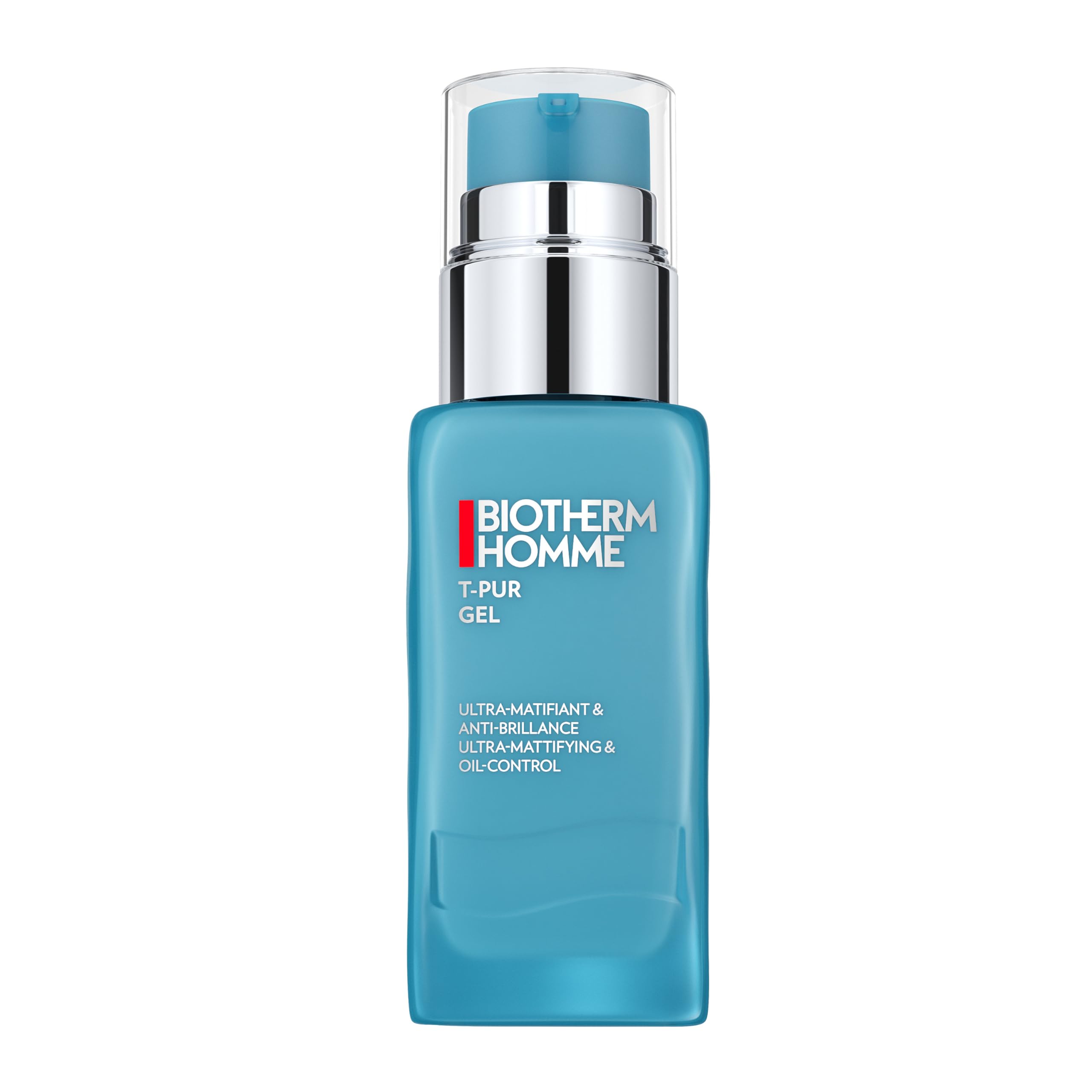 Biotherm Homme T-Pur Gel, a Moisturizing Gel for Men with Normal to Oily Skin, with French Sea Salts & Biotech Plankton, Hydrates and Purifies, Anti-Oil & Shine, 1.7 Fl. Oz.