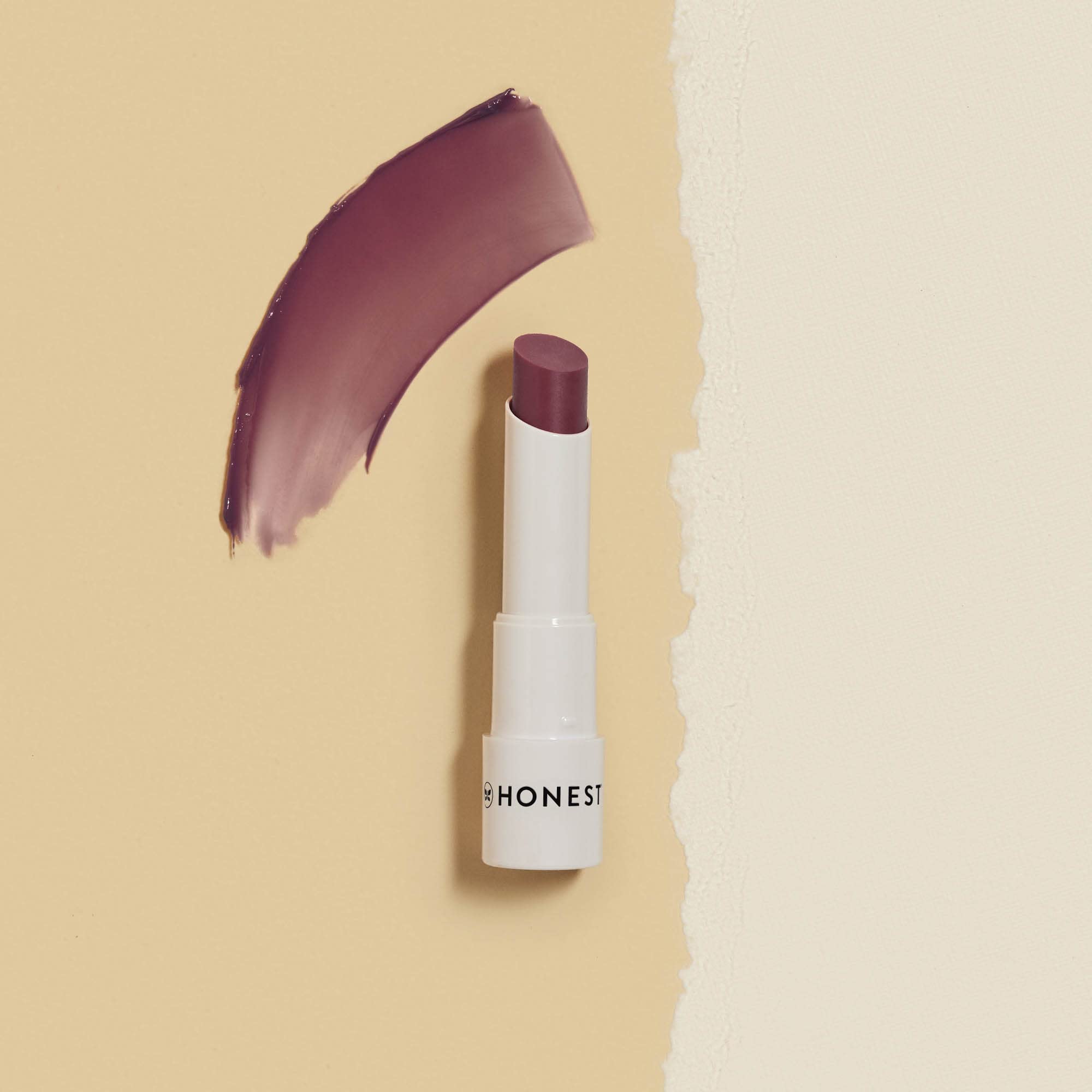 Honest Beauty Tinted Lip Balm, Plum Drop | VEGAN | 6+ Hours of Moisture | Paraben Free, Silicone Free, Cruelty Free | 0.141 oz.