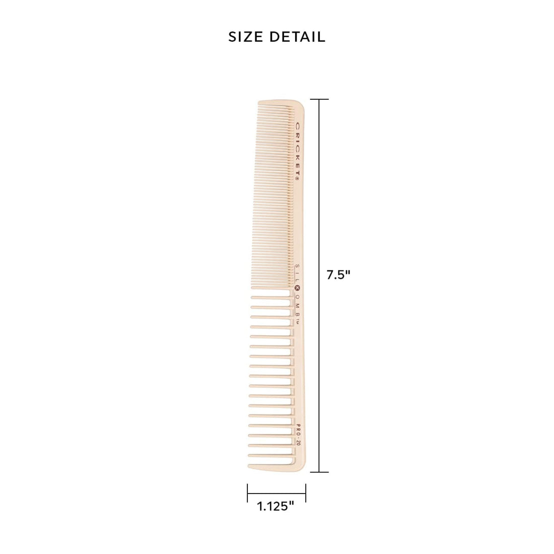 Cricket Silkomb Seamless Teeth, Pro 20 All Purpose Cutting