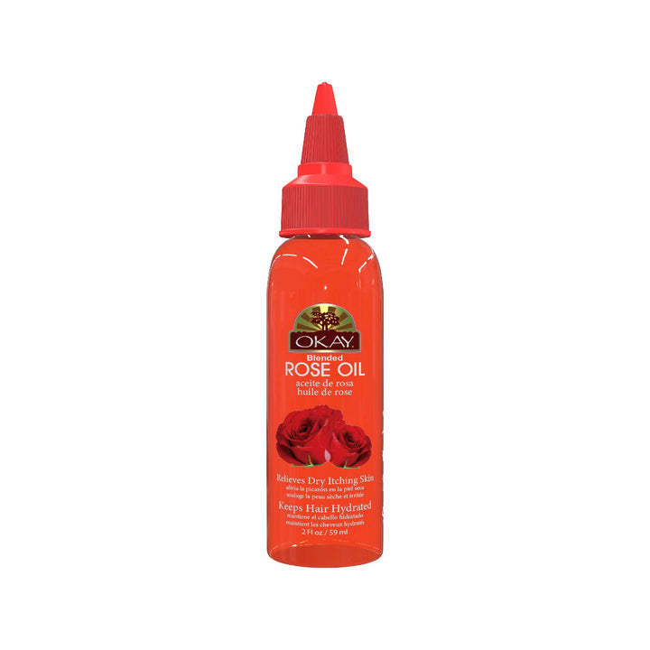 Okay Rose Oil for Hair and Skin, 2 Ounce