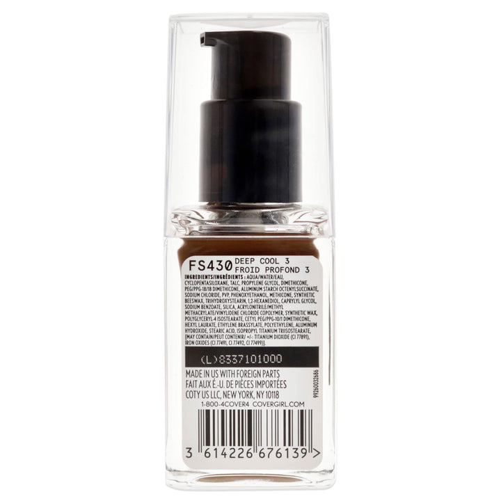 COVERGIRL Matte Ambition, All Day Foundation, Deep Cool 3, 1.01 Ounce