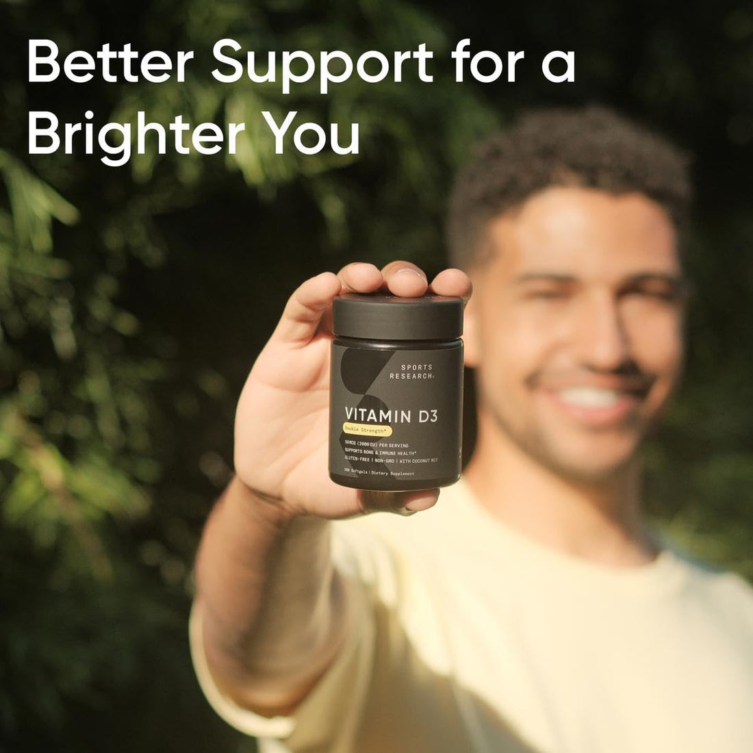 Sports Research Vitamin D3 1000iu (25mcg) Infused with Coconut Oil ~ Immune & Bone Support ~ Non-GMO Verified, Soy & Gluten Free (360 Mini Liquid Softgels)