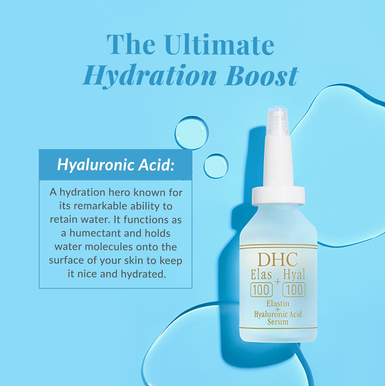 DHC Elas (100) + Hyal (100), 0.84 fl. oz.