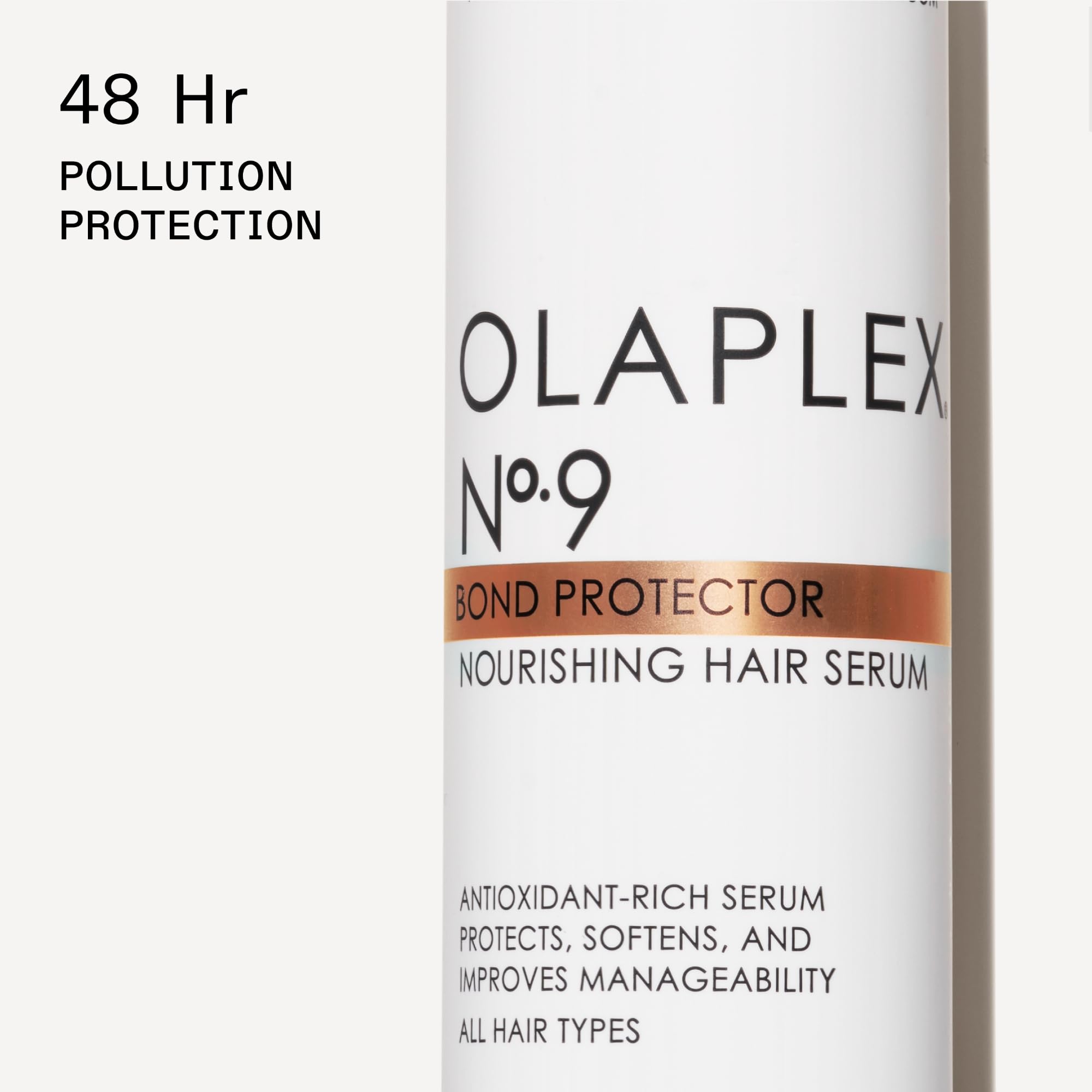 Olaplex No. 9 Bond Protector Nourishing Hair Serum, Heat Protectant, Softens & Weightlessly Nourishes, Reduces Tangle & Static, For All Hair Types, 3.0 fl oz