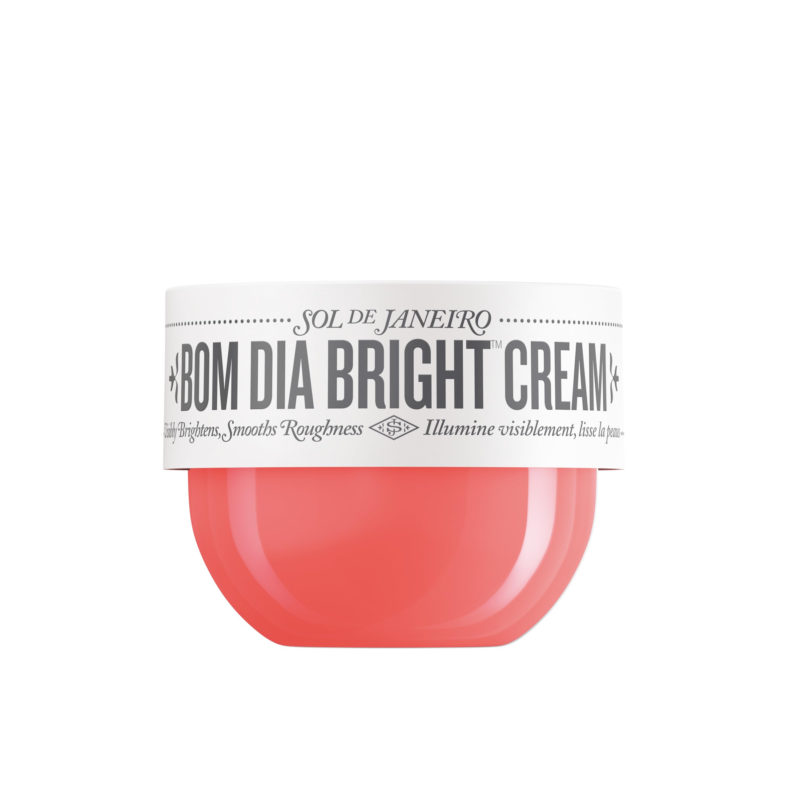 SOL DE JANEIRO Visibly Brightening and Smoothing Bom Dia AHA Body Cream Travel Size 75mL/2.5 fl oz.